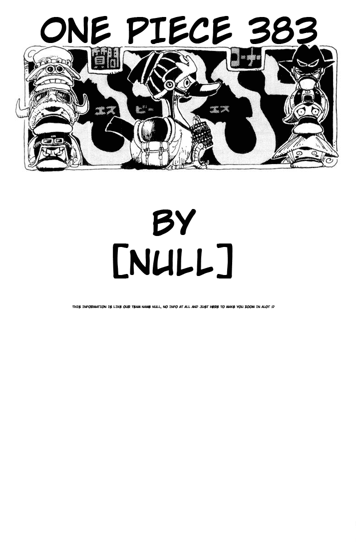 One Piece, Chapter 383 image 18